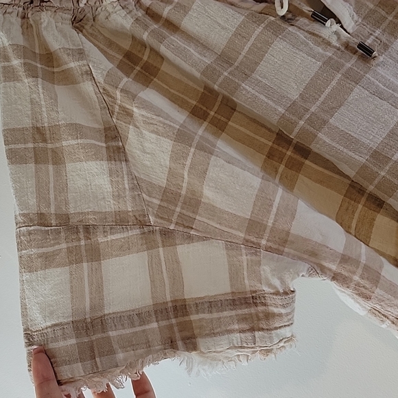 Pilcro by ANTHROPOLOGIE Plaid Peplum Top - Picture 3 of 6